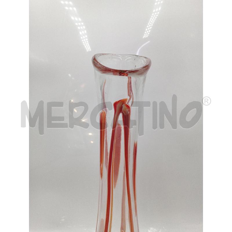 VASO VETRO STILE MUTANO CILINDRO H.45 CM CIRCA | Mercatino dell'Usato Moncalieri bengasi 2