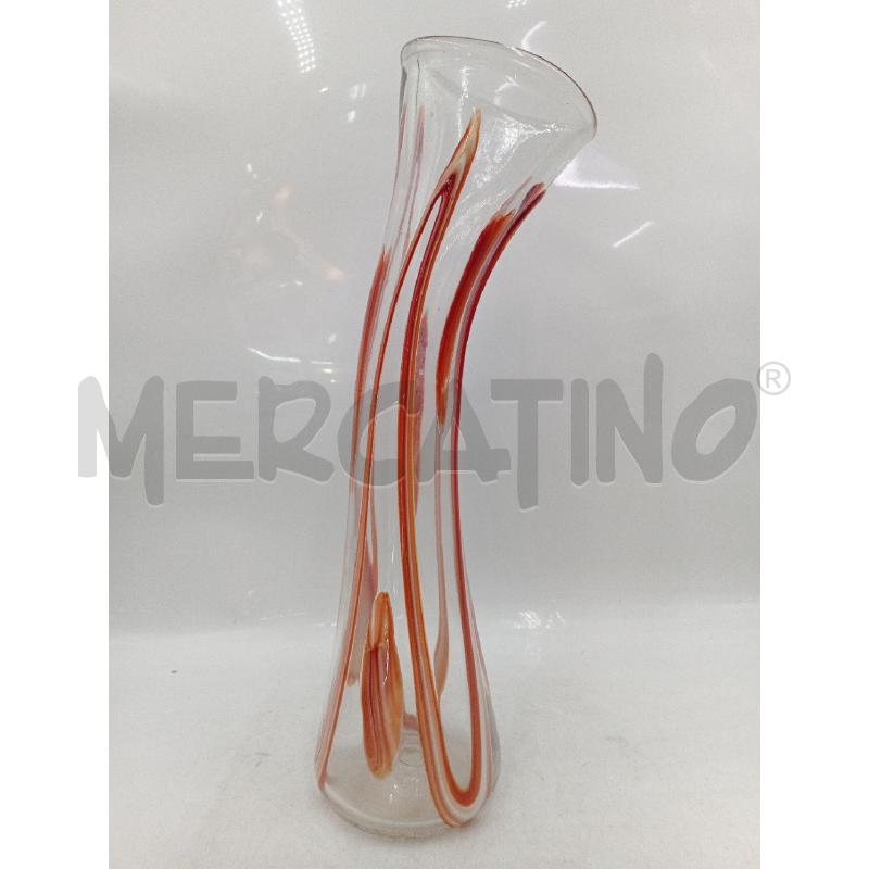 VASO VETRO STILE MUTANO CILINDRO H.45 CM CIRCA | Mercatino dell'Usato Moncalieri bengasi 3