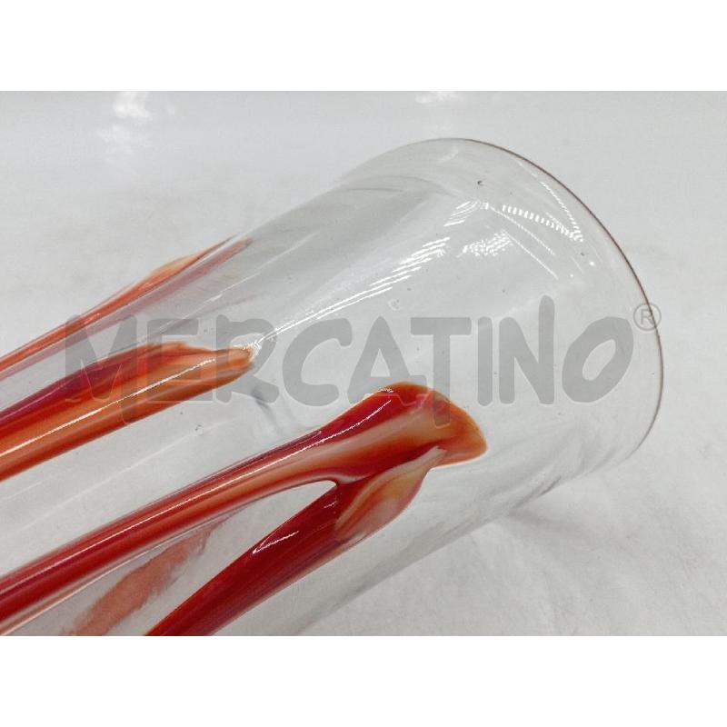 VASO VETRO STILE MUTANO CILINDRO H.45 CM CIRCA | Mercatino dell'Usato Moncalieri bengasi 5