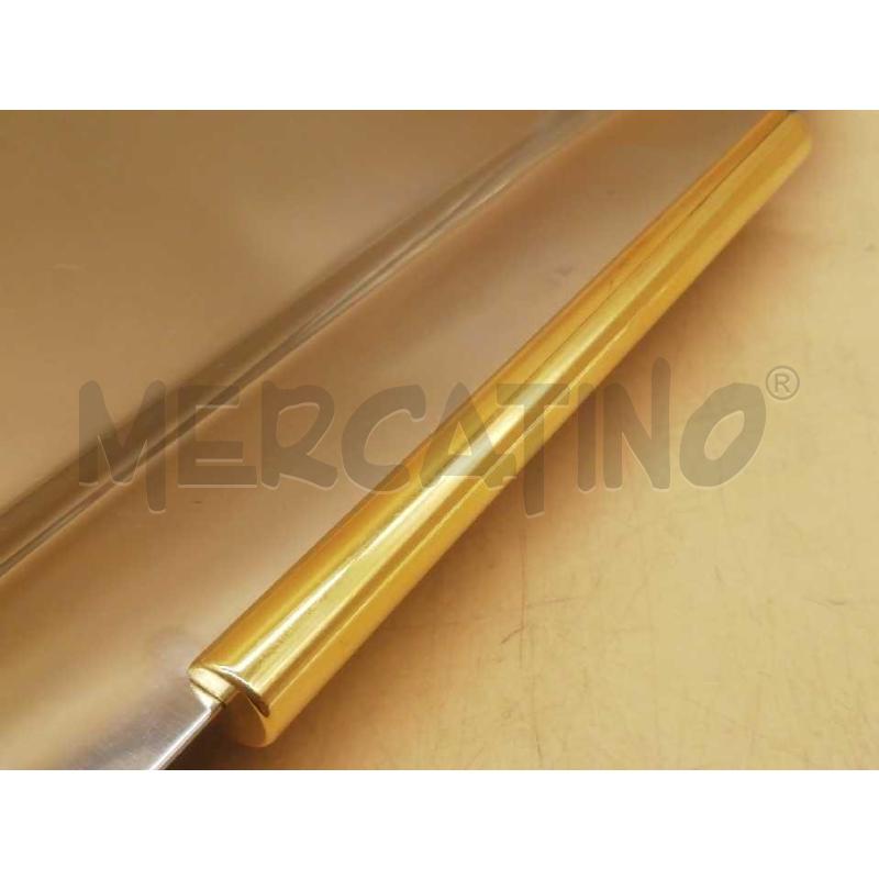 VASSOIO INOX MANICI OTTONE CM 44 X 30 | Mercatino dell'Usato Moncalieri bengasi 4