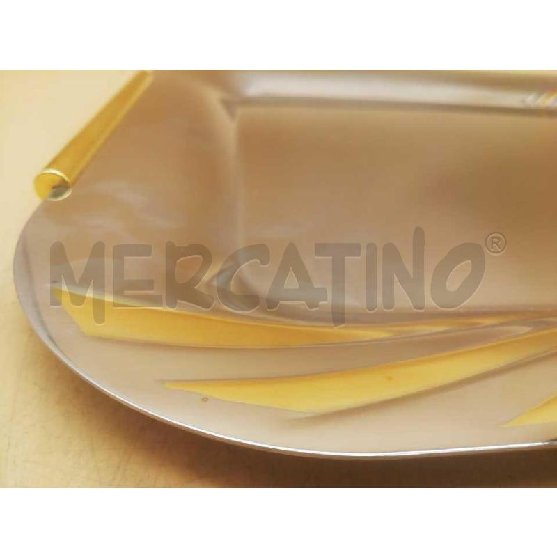 VASSOIO INOX MANICI OTTONE CM 44 X 30 | Mercatino dell'Usato Moncalieri bengasi 5