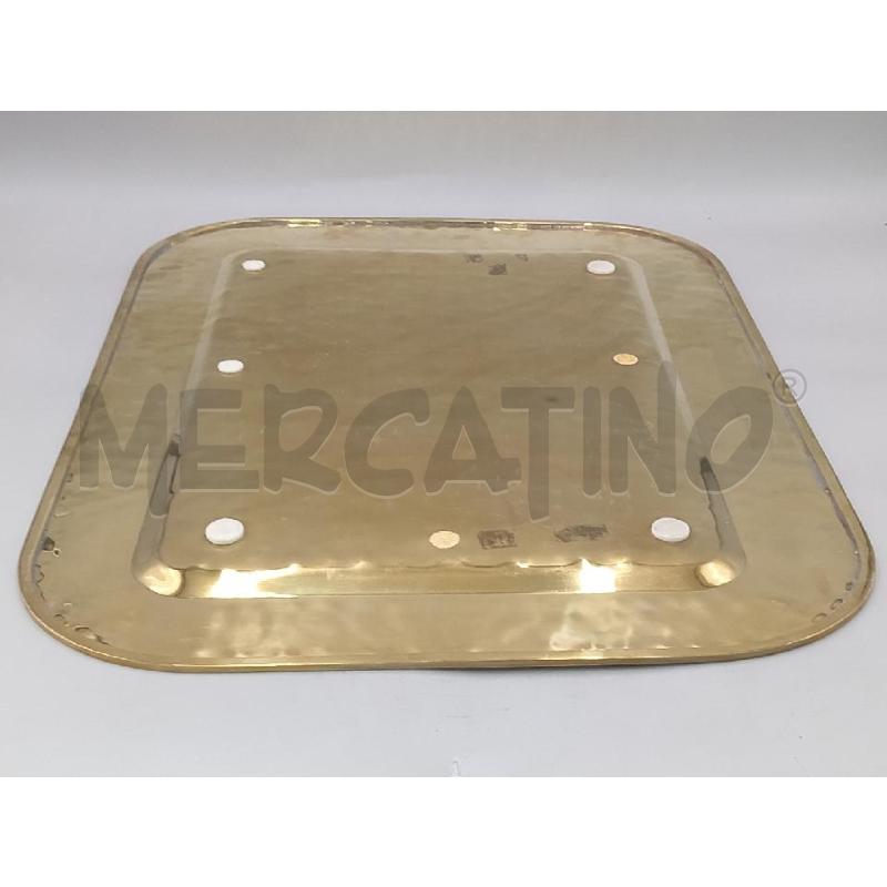 VASSOIO OTTONE MARTELLATO 60X44 | Mercatino dell'Usato Moncalieri bengasi 4