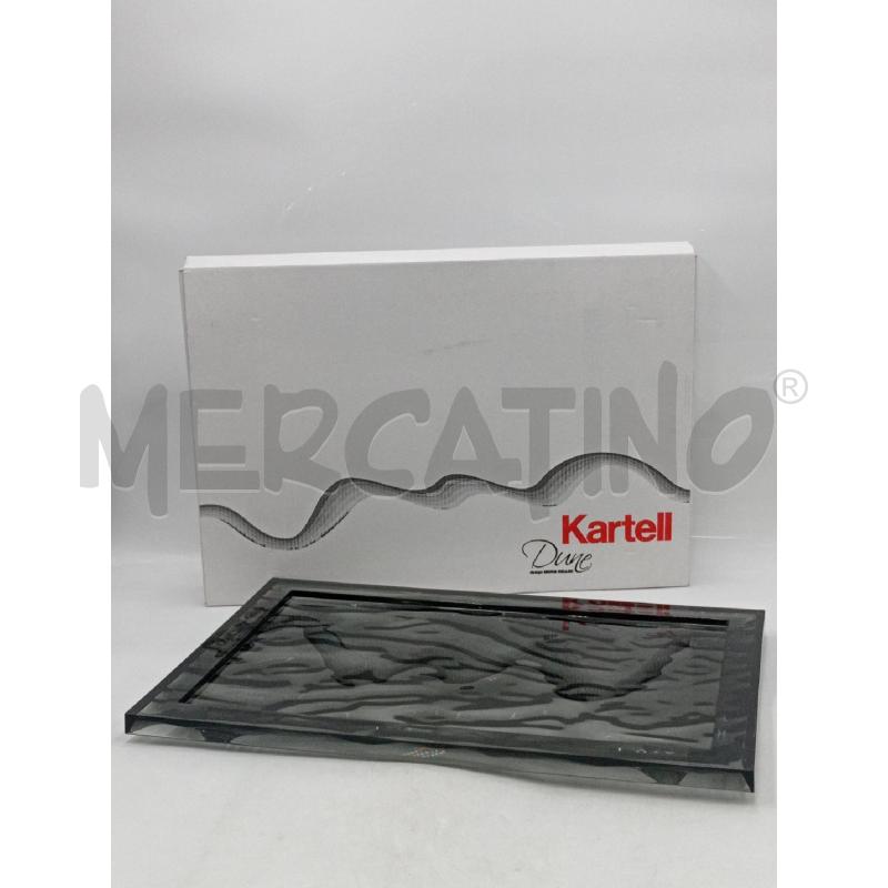 VASSOIO PLEXIGLASS GRIGIO KARTELL DUNE BY M. BELLINI | Mercatino dell'Usato Moncalieri bengasi 1