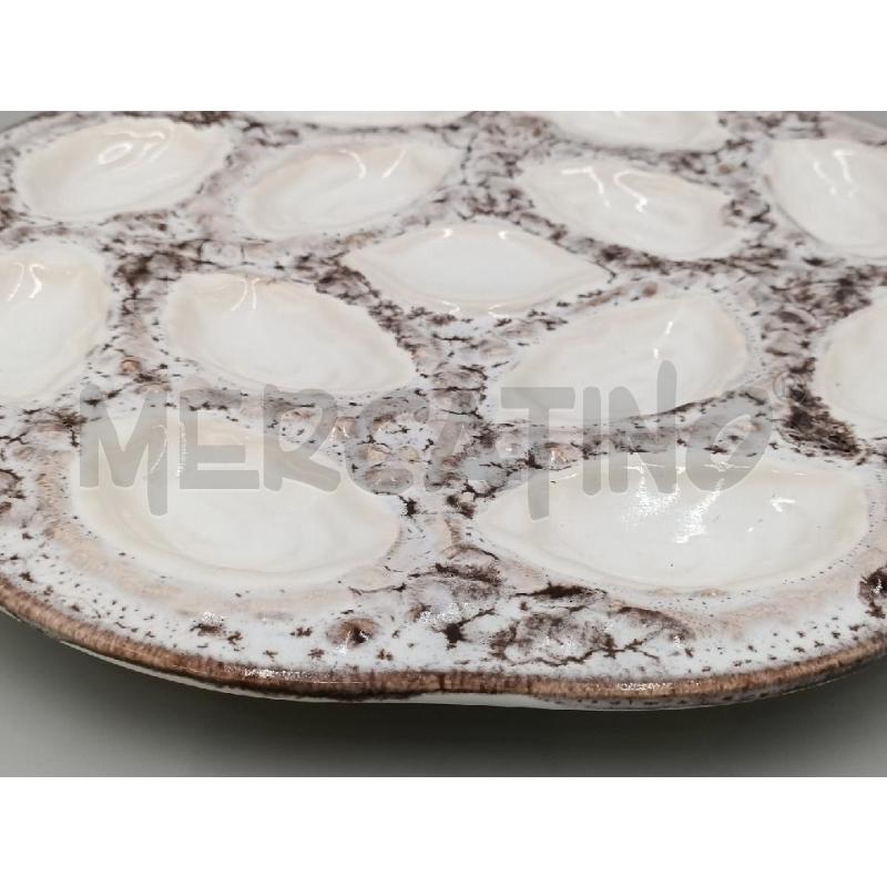 VASSOIO PORTATA CERAMICA OSTRICHE HUITRES FRANCE DIAMETRO CM 36  | Mercatino dell'Usato Moncalieri bengasi 2