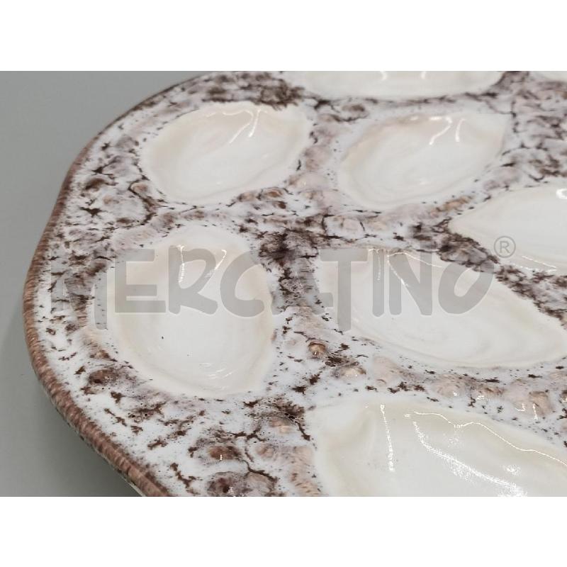 VASSOIO PORTATA CERAMICA OSTRICHE HUITRES FRANCE DIAMETRO CM 36  | Mercatino dell'Usato Moncalieri bengasi 3