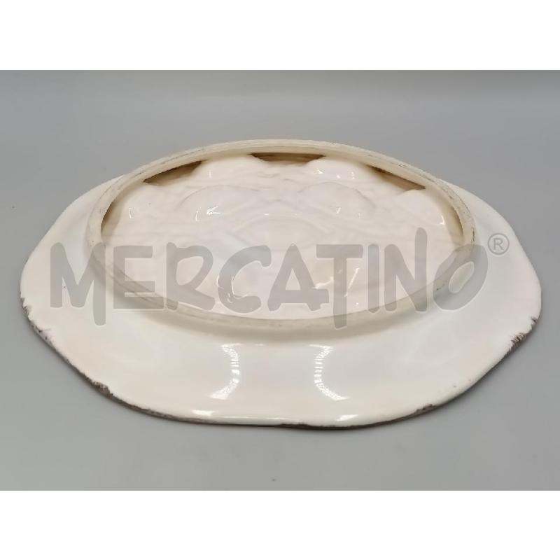 VASSOIO PORTATA CERAMICA OSTRICHE HUITRES FRANCE DIAMETRO CM 36  | Mercatino dell'Usato Moncalieri bengasi 4