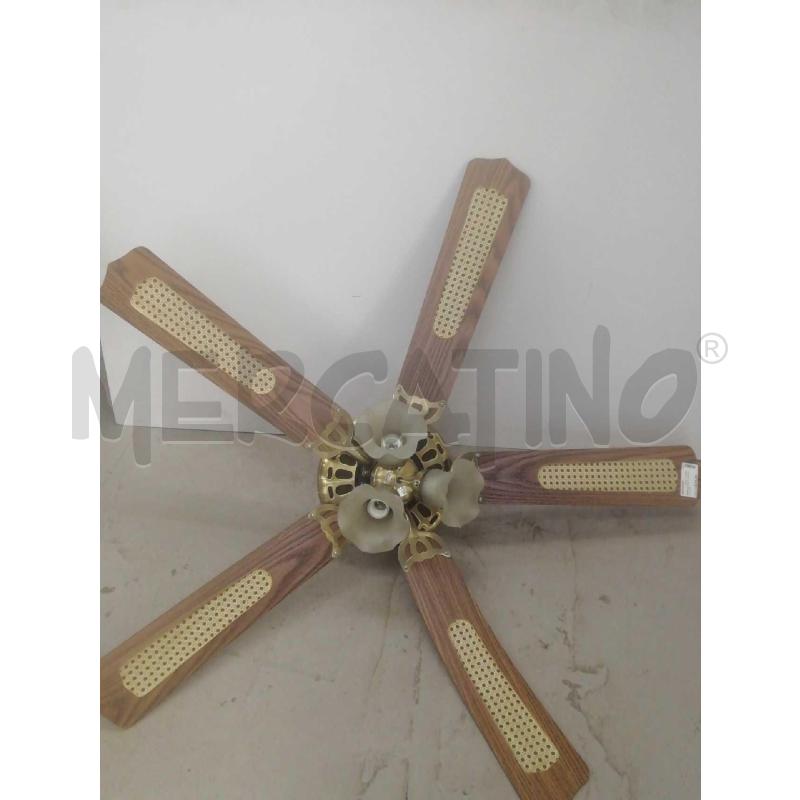VENTILATORE A SOFFITO C/3 LUCI | Mercatino dell'Usato Moncalieri bengasi 1