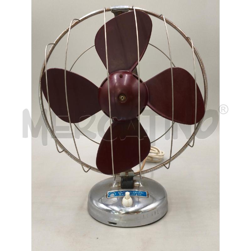 VENTILATORE EPOCA SAN GIORGIO BASE CROMATO ELICA BACHELITE | Mercatino dell'Usato Moncalieri bengasi 1