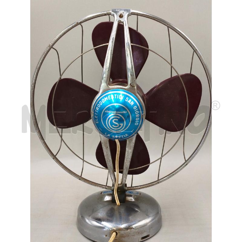VENTILATORE EPOCA SAN GIORGIO BASE CROMATO ELICA BACHELITE | Mercatino dell'Usato Moncalieri bengasi 3