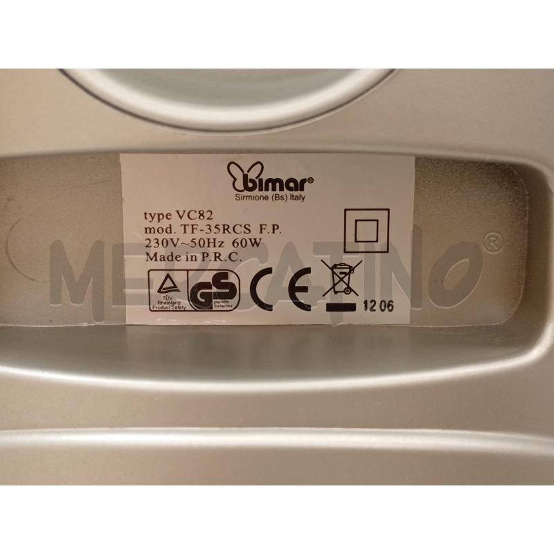 VENTILATORE PIANTANA ROTANTE BIMAR GRIGIO  | Mercatino dell'Usato Moncalieri bengasi 5