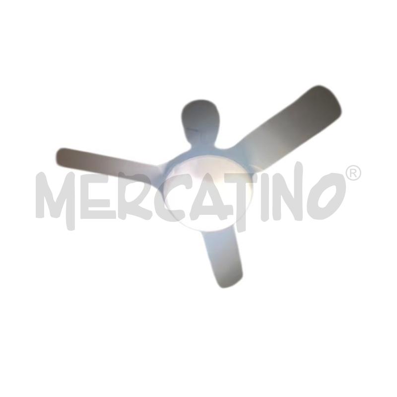 VENTILATORE SOFFITTO VORTICE 3 PALE BIANCO C/TEL B | Mercatino dell'Usato Moncalieri bengasi 2