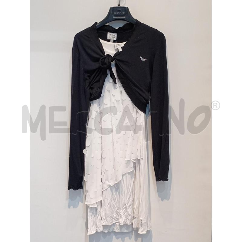 VESTITO BAMBINA ARMANI JUNIOR CON COPRISPALLA BLU | Mercatino dell'Usato Moncalieri bengasi 1