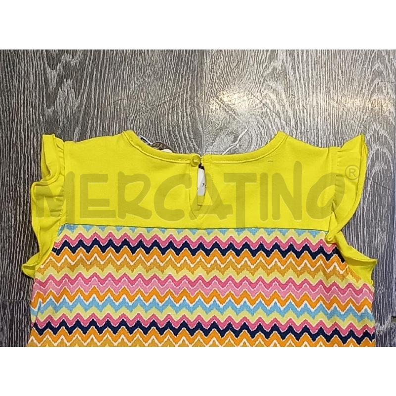 VESTITO BAMBINA A PUNTO GIALLO ZIG ZAG | Mercatino dell'Usato Moncalieri bengasi 3