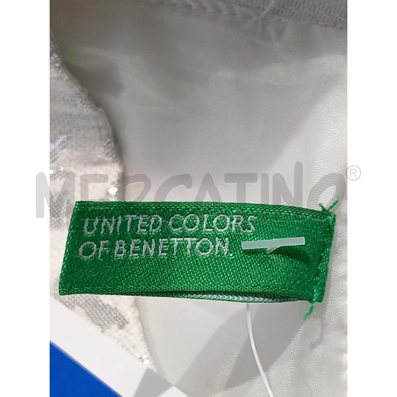 VESTITO BAMBINA BENETTON BIANCO LUCIDO | Mercatino dell'Usato Moncalieri bengasi 4