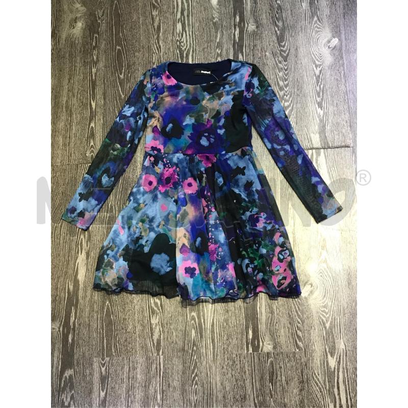 VESTITO BAMBINA DESIGUAL BLU FANTASIA | Mercatino dell'Usato Moncalieri bengasi 1