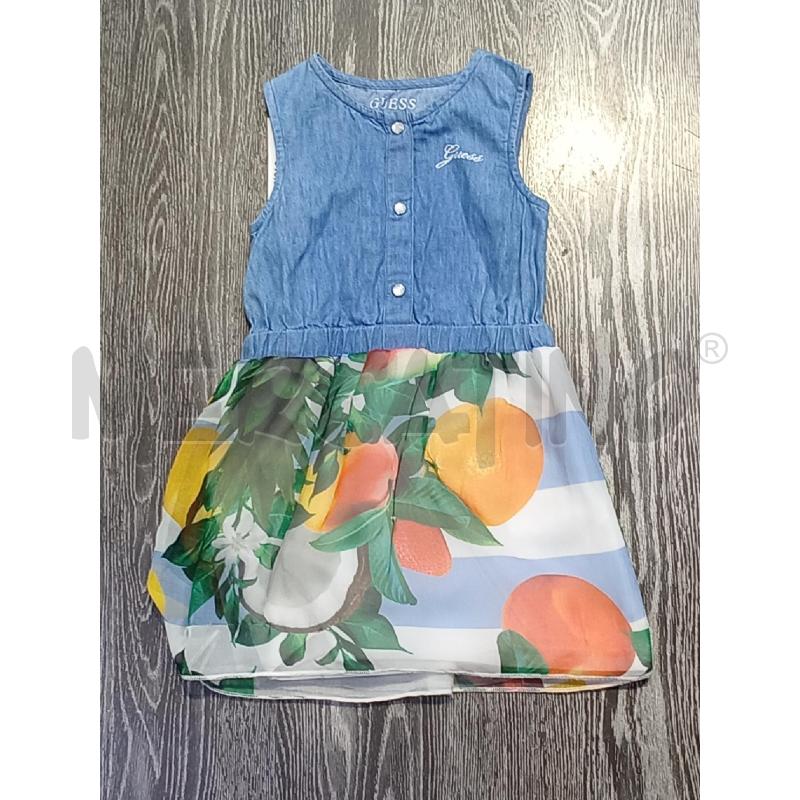 VESTITO BAMBINA GUESS JEANS CON FRUTTI | Mercatino dell'Usato Moncalieri bengasi 1