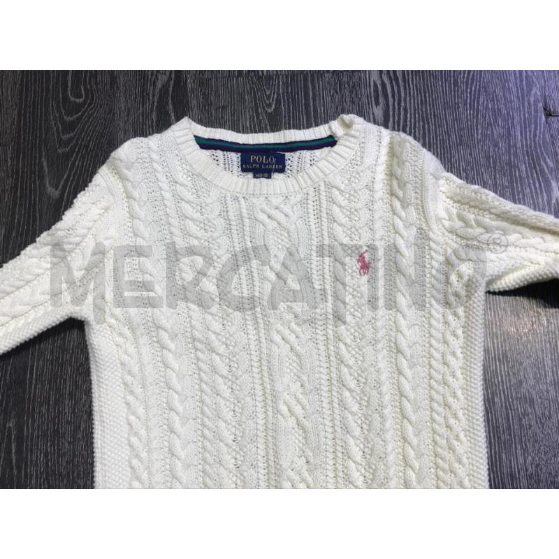 VESTITO BAMBINA POLO RALPH LAUREN BIANCO  | Mercatino dell'Usato Moncalieri bengasi 3