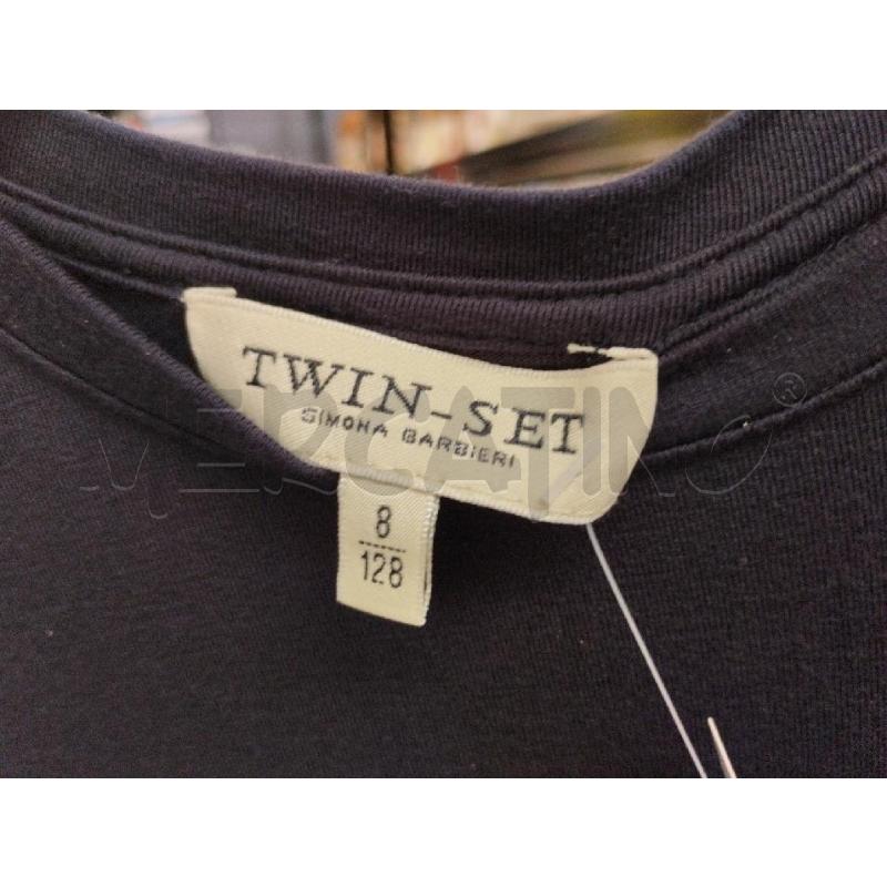 VESTITO BAMBINA TWIN SET BLU MANICA LUNGA | Mercatino dell'Usato Moncalieri bengasi 3