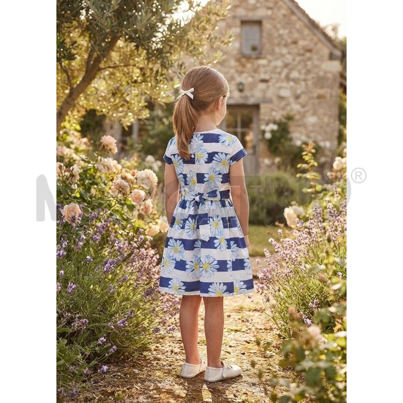 VESTITO BAMBINO BLUKIDS BLU CON MARGHERITE  | Mercatino dell'Usato Moncalieri bengasi 2