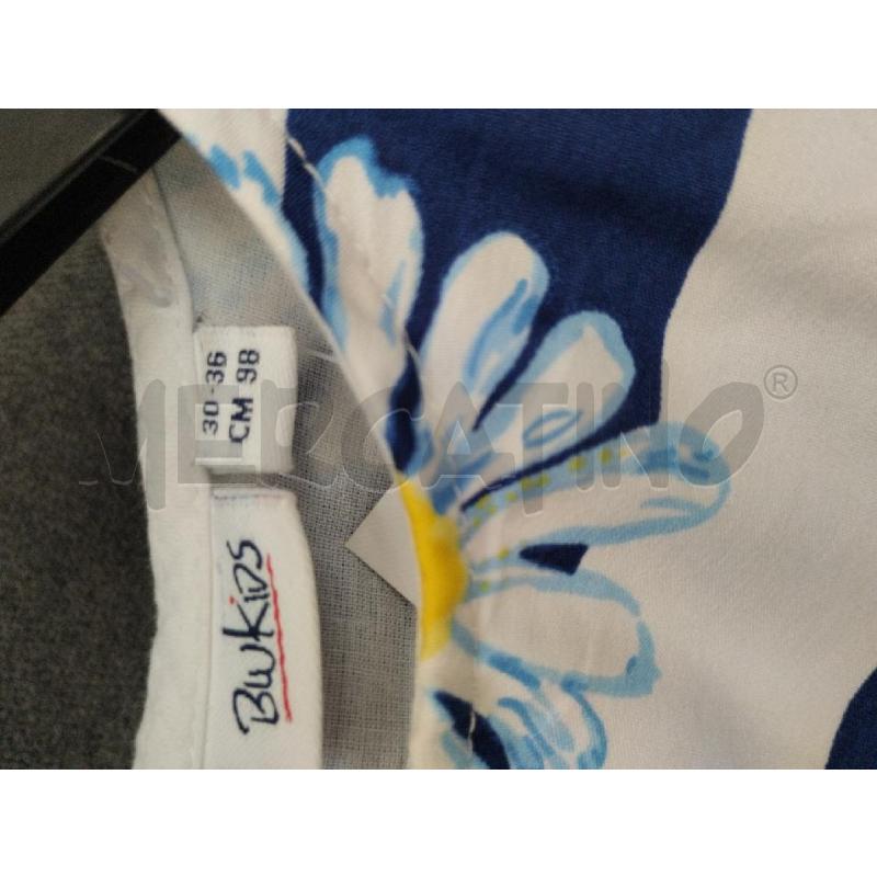 VESTITO BAMBINO BLUKIDS BLU CON MARGHERITE  | Mercatino dell'Usato Moncalieri bengasi 3