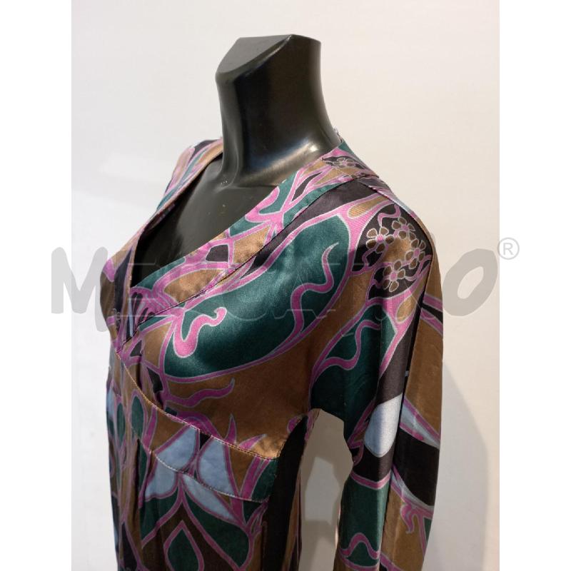 VESTITO DONNA ADELE FATO FANTASIA VERDE SCOLLO V | Mercatino dell'Usato Moncalieri bengasi 4