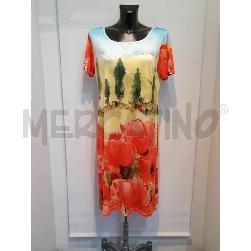 VESTITO DONNA ANNAMARIA PRENDISOLE FANTASIA MULTICOLO  | Mercatino dell'Usato Moncalieri bengasi 1