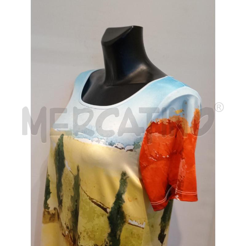 VESTITO DONNA ANNAMARIA PRENDISOLE FANTASIA MULTICOLO  | Mercatino dell'Usato Moncalieri bengasi 3