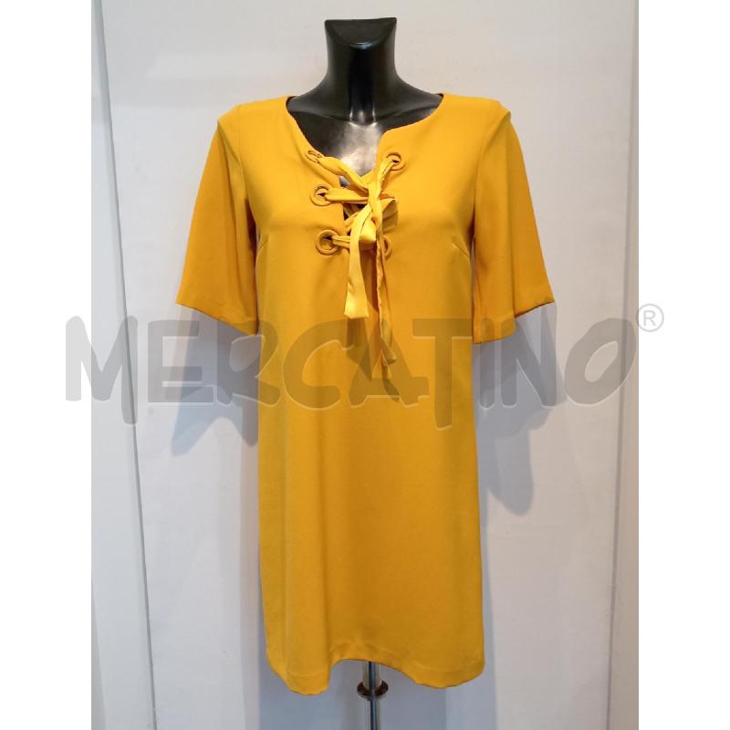 VESTITO DONNA ANNARITA N GIALO CON LACCI | Mercatino dell'Usato Moncalieri bengasi 1