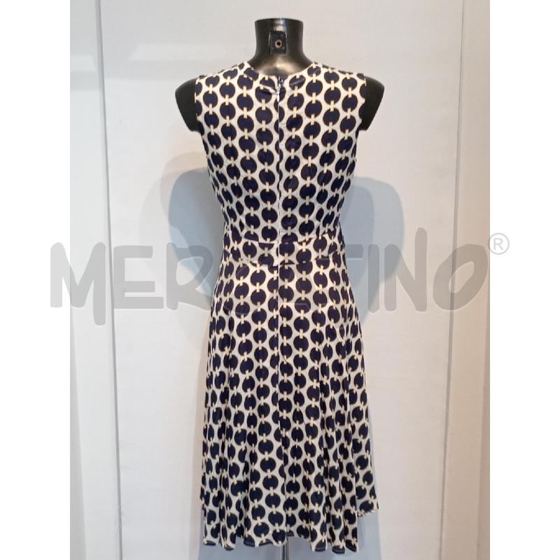 VESTITO DONNA ANONY ME BIANCO CERCHI BLU | Mercatino dell'Usato Moncalieri bengasi 2