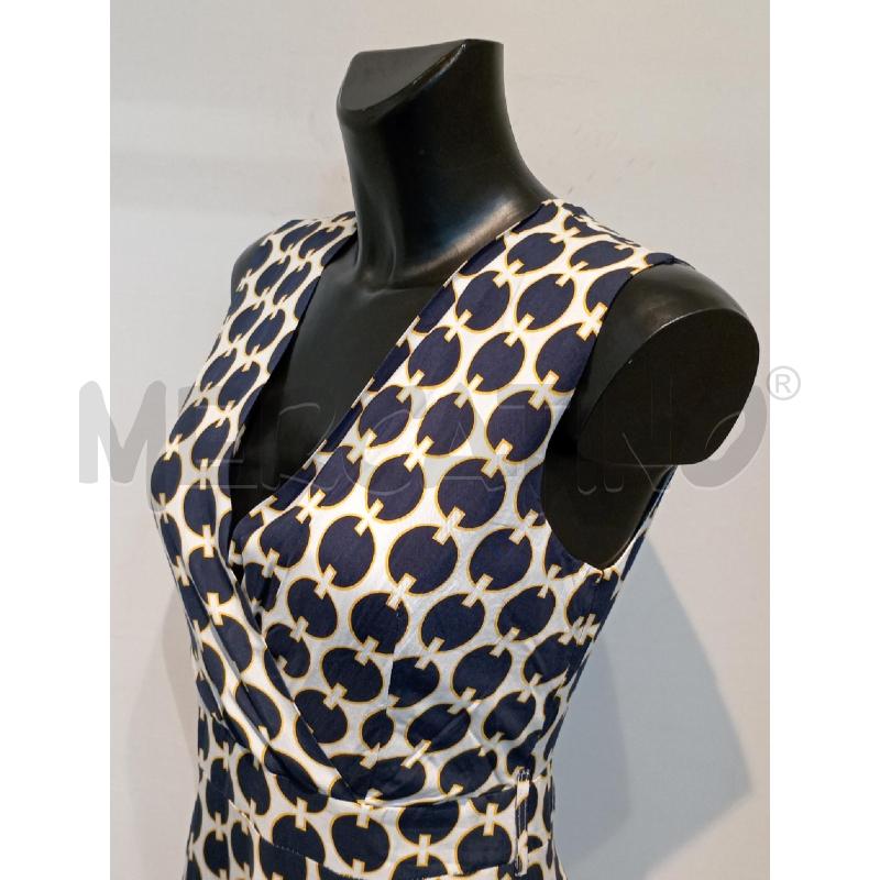 VESTITO DONNA ANONY ME BIANCO CERCHI BLU | Mercatino dell'Usato Moncalieri bengasi 3