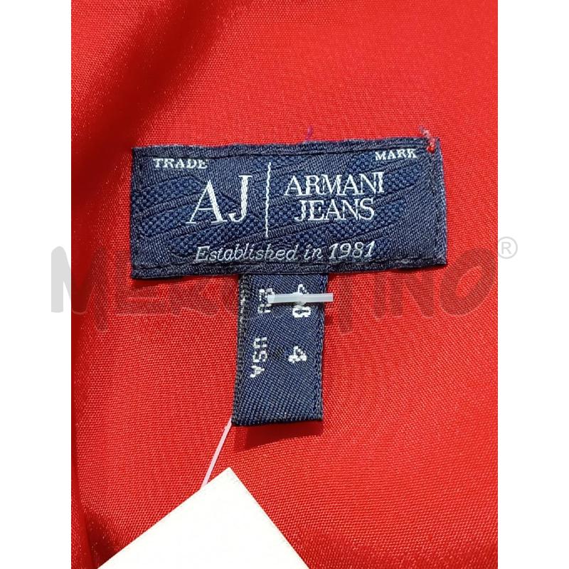 VESTITO DONNA ARMANI JEANS ROSSO | Mercatino dell'Usato Moncalieri bengasi 5