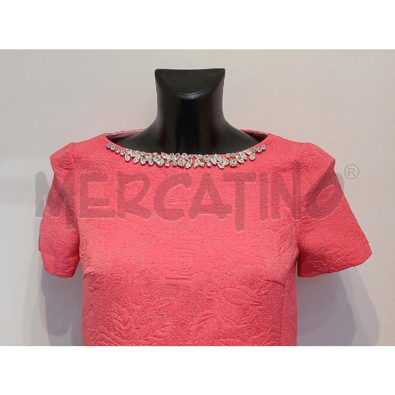 VESTITO DONNA BLUGIRL ROSA CON INSERTI GIOIELLO | Mercatino dell'Usato Moncalieri bengasi 3