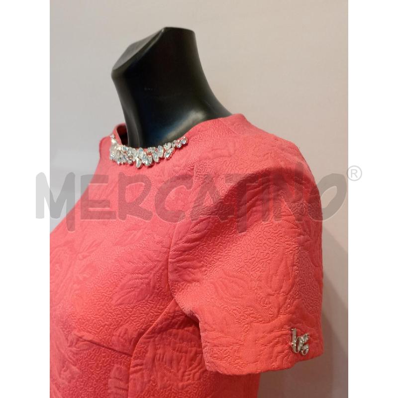 VESTITO DONNA BLUGIRL ROSA CON INSERTI GIOIELLO | Mercatino dell'Usato Moncalieri bengasi 4