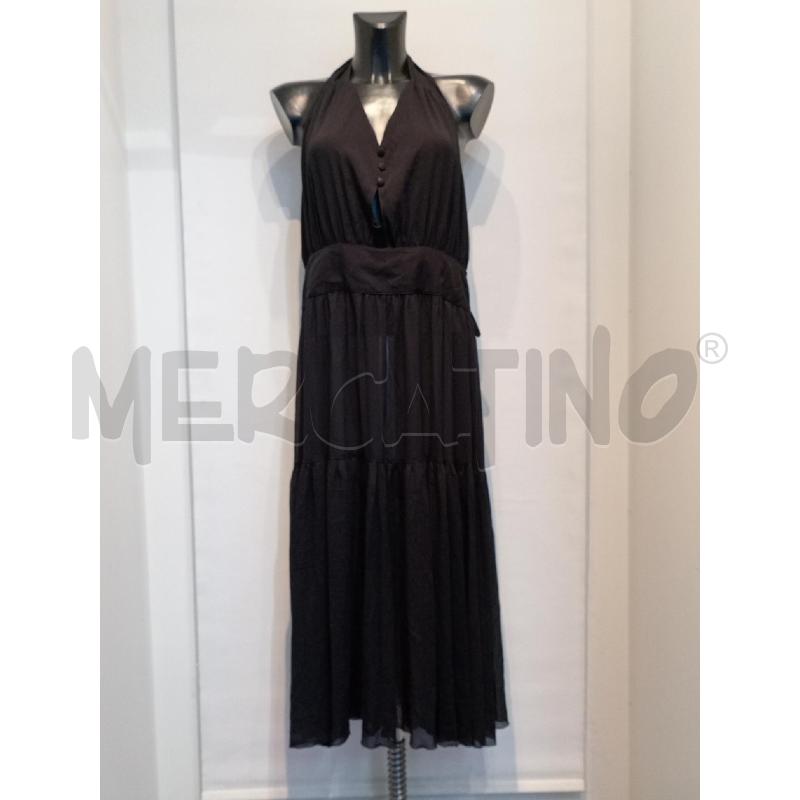VESTITO DONNA BORBONESE NERO LEGATO DIETRO IN VOILE | Mercatino dell'Usato Moncalieri bengasi 1