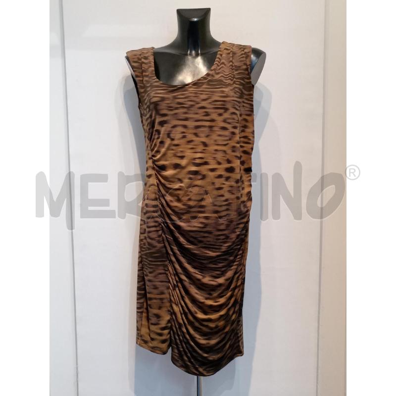 VESTITO DONNA CAMOMILLA MARRONE LEOPARDATO | Mercatino dell'Usato Moncalieri bengasi 1