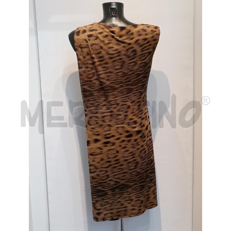 VESTITO DONNA CAMOMILLA MARRONE LEOPARDATO | Mercatino dell'Usato Moncalieri bengasi 2