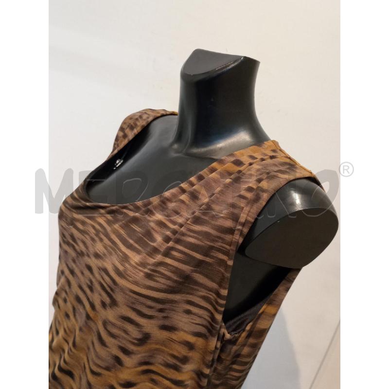 VESTITO DONNA CAMOMILLA MARRONE LEOPARDATO | Mercatino dell'Usato Moncalieri bengasi 3