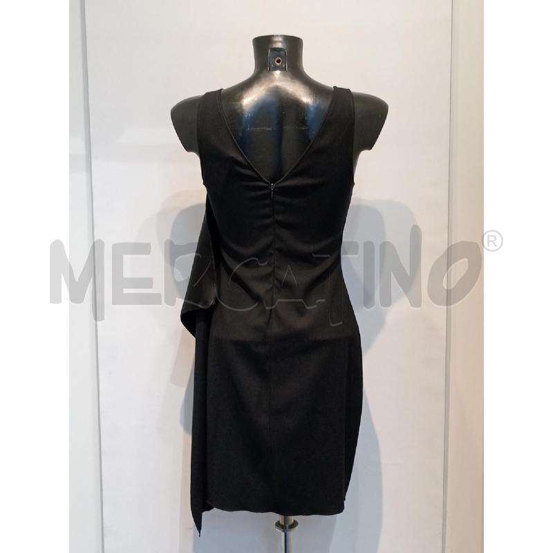 VESTITO DONNA CARLA G NERO DOPPIO TESSUTO SMANICATO | Mercatino dell'Usato Moncalieri bengasi 2