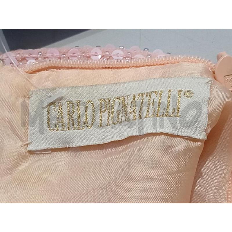 VESTITO DONNA CARLO PIGNATELLI ROSA BLU CON PAILLETTES | Mercatino dell'Usato Moncalieri bengasi 5