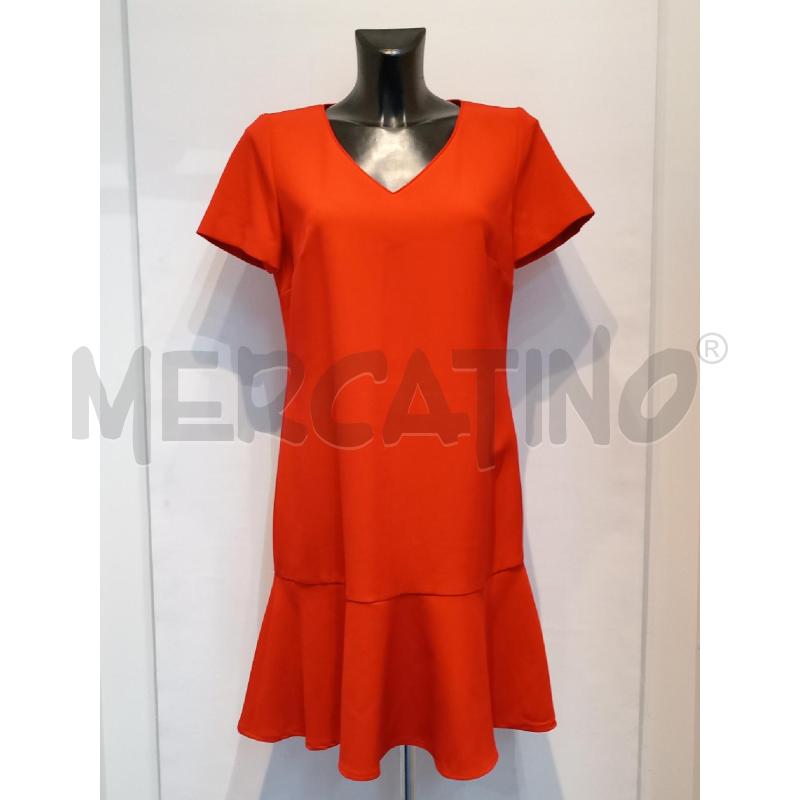 VESTITO DONNA CAROLL ROSSO SCOLLO V MEZZA MANICA | Mercatino dell'Usato Moncalieri bengasi 1