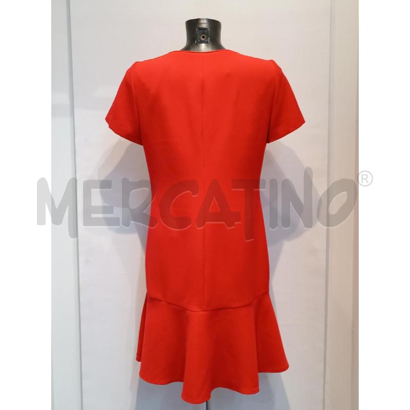 VESTITO DONNA CAROLL ROSSO SCOLLO V MEZZA MANICA | Mercatino dell'Usato Moncalieri bengasi 2