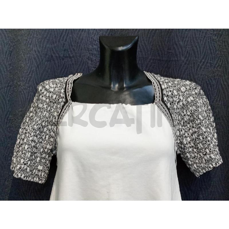 VESTITO DONNA CAVALLI CLASS BIANCO MANICA NERO BIANCO | Mercatino dell'Usato Moncalieri bengasi 3
