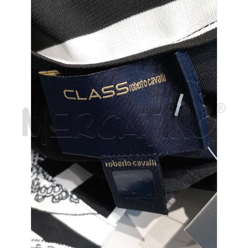 VESTITO DONNA CLASS ROBERTO CAVALLI BIANCO E NERO FANTASIA  | Mercatino dell'Usato Moncalieri bengasi 5