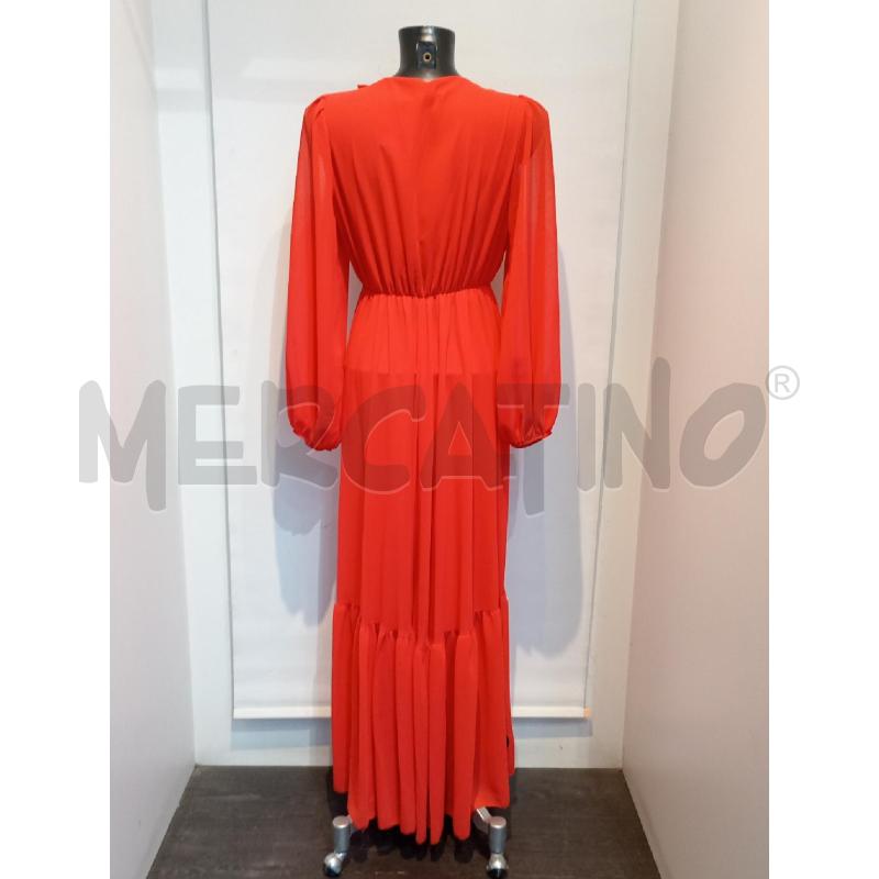 VESTITO DONNA CODE ROSSO LUNGO CON SCOLLO VOILANT | Mercatino dell'Usato Moncalieri bengasi 2