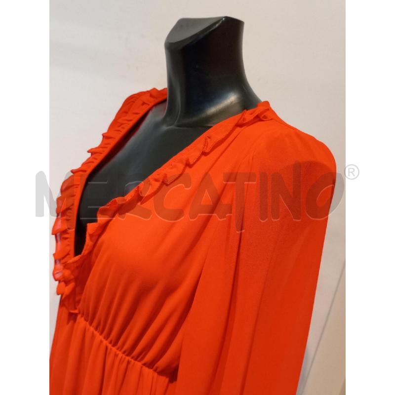 VESTITO DONNA CODE ROSSO LUNGO CON SCOLLO VOILANT | Mercatino dell'Usato Moncalieri bengasi 3