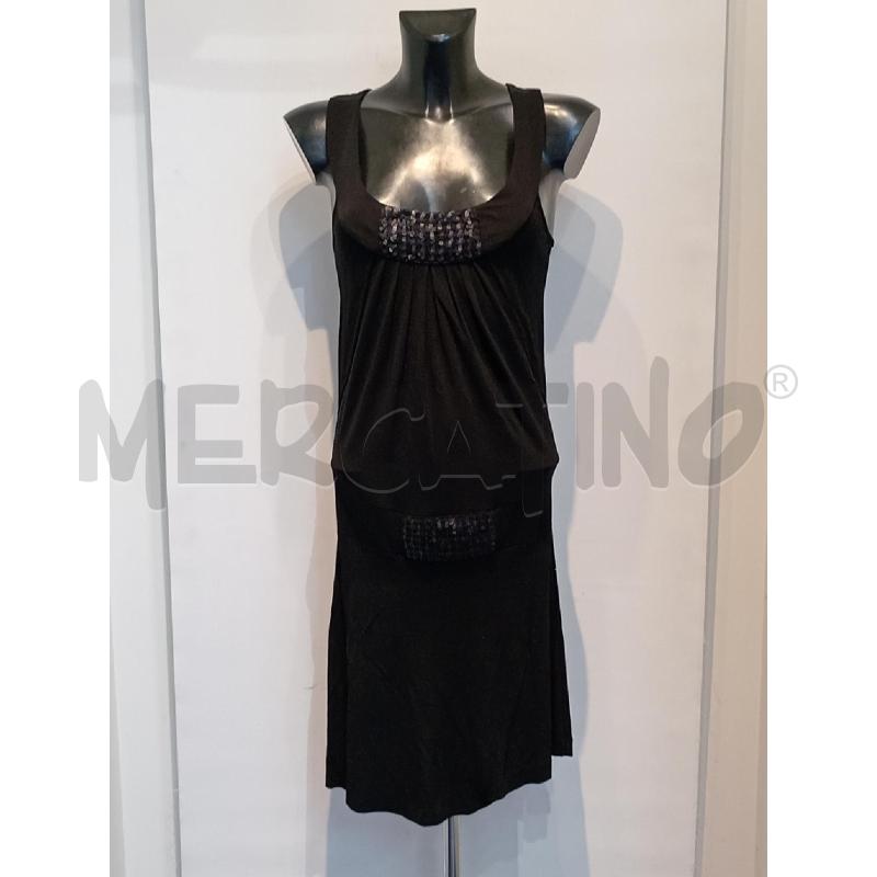 VESTITO DONNA CRISTINA F NERO CON PAILLETTES | Mercatino dell'Usato Moncalieri bengasi 1