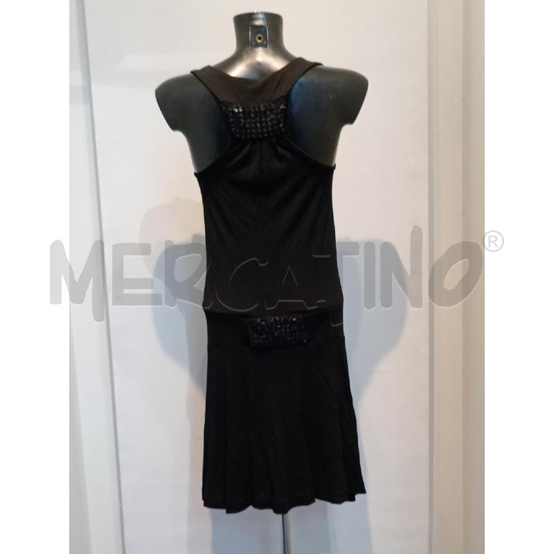 VESTITO DONNA CRISTINA F NERO CON PAILLETTES | Mercatino dell'Usato Moncalieri bengasi 2