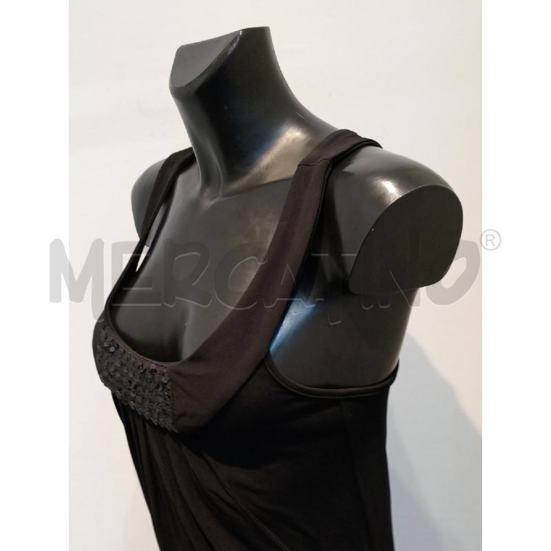 VESTITO DONNA CRISTINA F NERO CON PAILLETTES | Mercatino dell'Usato Moncalieri bengasi 3