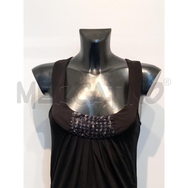 VESTITO DONNA CRISTINA F NERO CON PAILLETTES | Mercatino dell'Usato Moncalieri bengasi 4