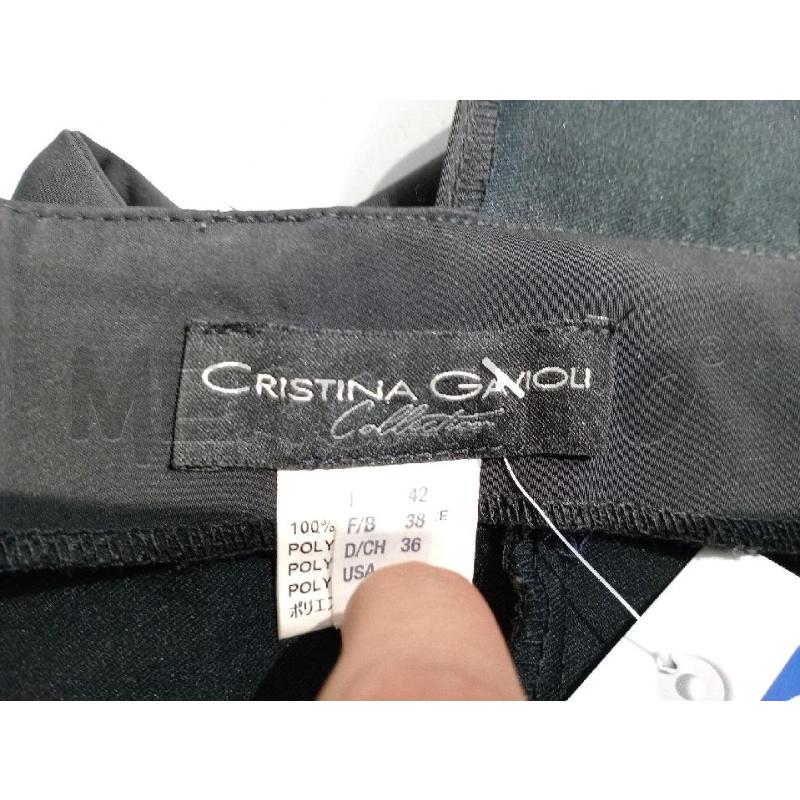 VESTITO DONNA CRISTINA GAVIOLI NERO CON PARTICOLARE DORATO SPALLA | Mercatino dell'Usato Moncalieri bengasi 5